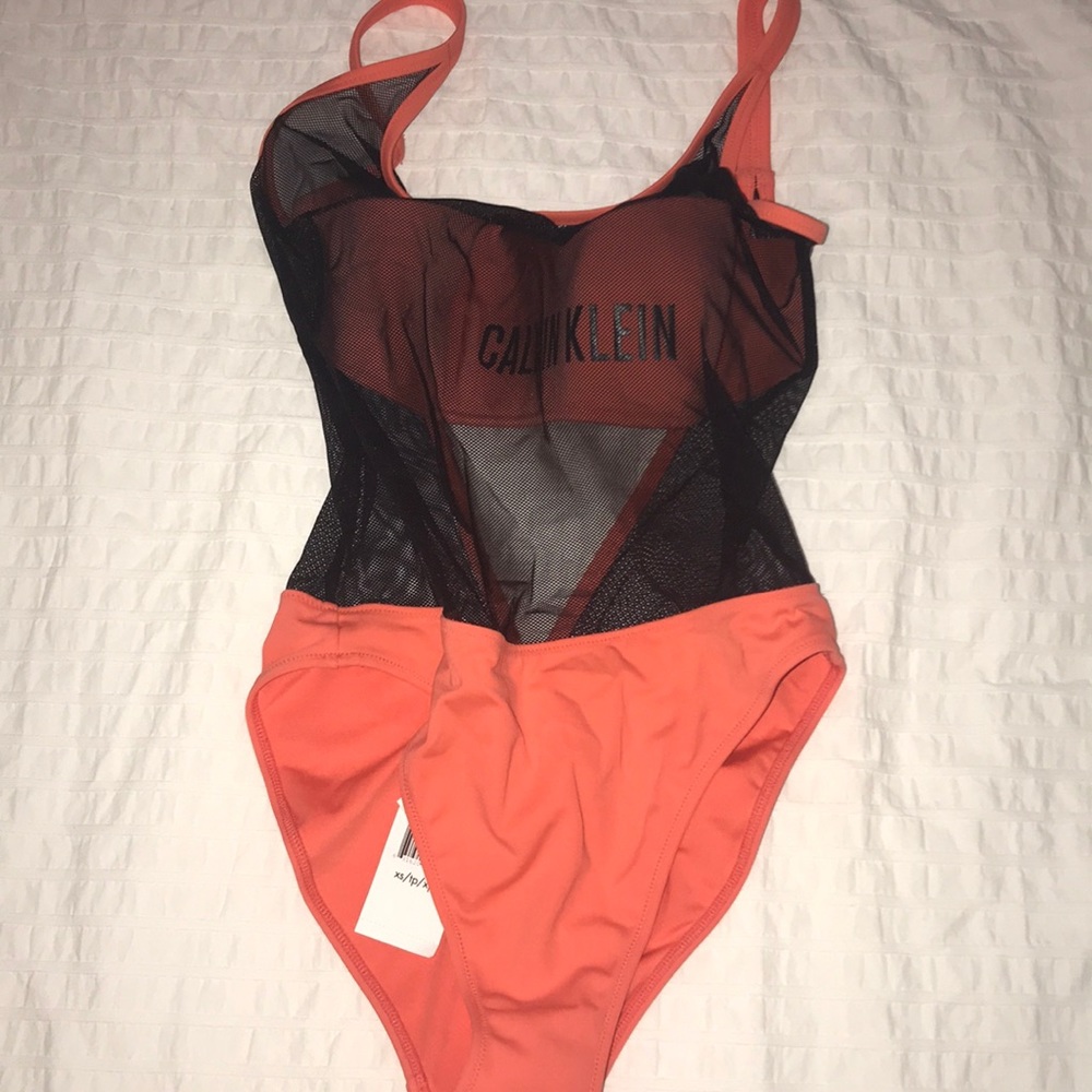 NWT Calvin Klein mesh bathing suit